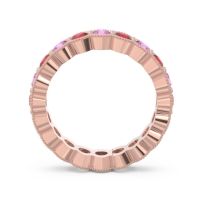 Eternity Milgrain Pave Gutika Band