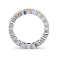 Eternity Milgrain Pave Gutika Band