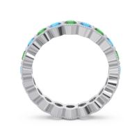Eternity Milgrain Pave Gutika Band