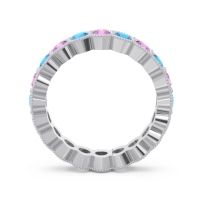 Eternity Milgrain Pave Gutika Band