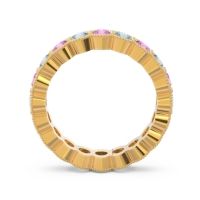 Eternity Milgrain Pave Gutika Band