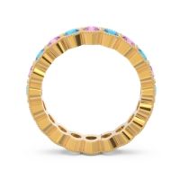 Eternity Milgrain Pave Gutika Band