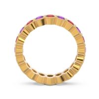 Eternity Milgrain Pave Gutika Band