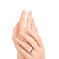 Eternity Milgrain Pave Gutika Band