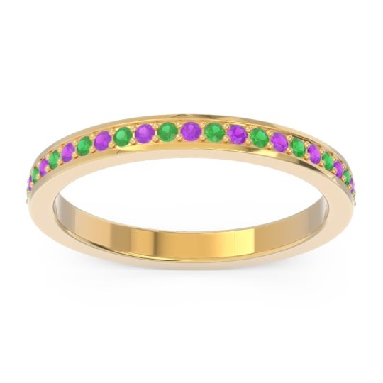 Half Eternity Pave Chandra Band