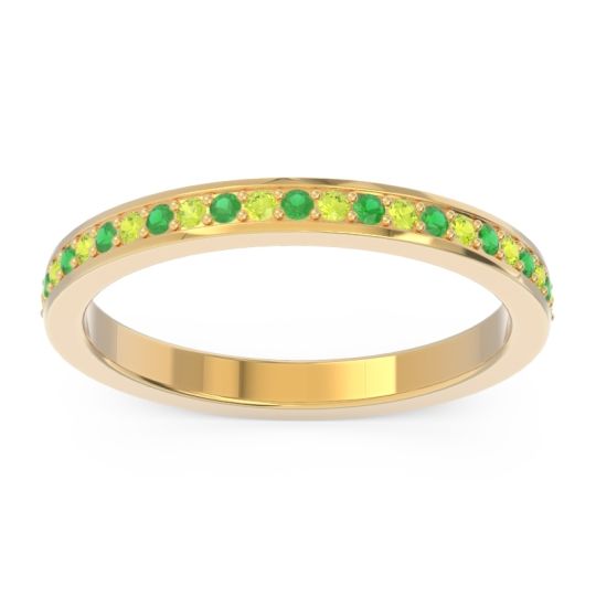Half Eternity Pave Chandra Band