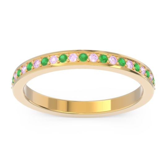 Half Eternity Pave Chandra Band