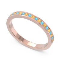 Half Eternity Pave Chandra Band