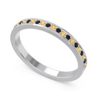 Half Eternity Pave Chandra Band