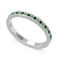 Half Eternity Pave Chandra Band