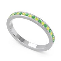 Half Eternity Pave Chandra Band