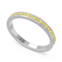 Half Eternity Pave Chandra Band