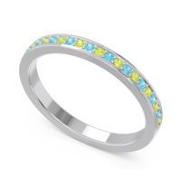 Half Eternity Pave Chandra Band