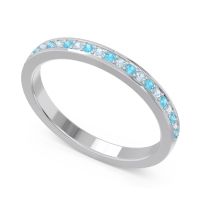 Half Eternity Pave Chandra Band