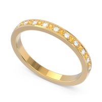 Half Eternity Pave Chandra Band