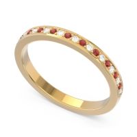 Half Eternity Pave Chandra Band