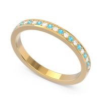 Half Eternity Pave Chandra Band