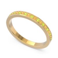 Half Eternity Pave Chandra Band