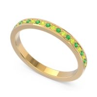 Half Eternity Pave Chandra Band
