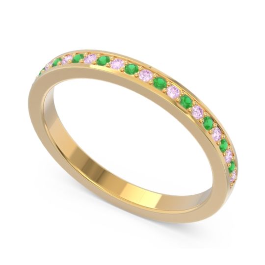 Half Eternity Pave Chandra Band