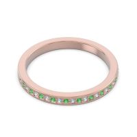 Half Eternity Pave Chandra Band