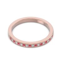 Half Eternity Pave Chandra Band