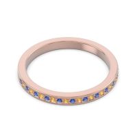 Half Eternity Pave Chandra Band