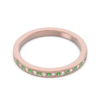 Half Eternity Pave Chandra Band