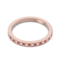 Half Eternity Pave Chandra Band