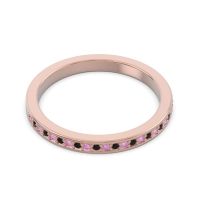 Half Eternity Pave Chandra Band