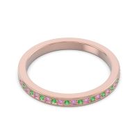 Half Eternity Pave Chandra Band