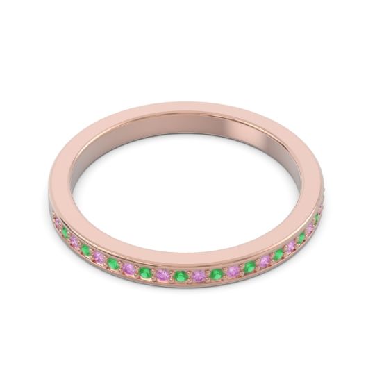 Half Eternity Pave Chandra Band
