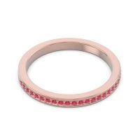 Half Eternity Pave Chandra Band