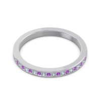 Half Eternity Pave Chandra Band