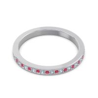Half Eternity Pave Chandra Band