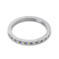 Half Eternity Pave Chandra Band