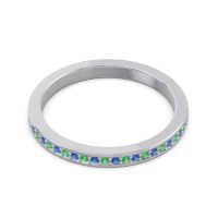 Half Eternity Pave Chandra Band