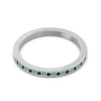 Half Eternity Pave Chandra Band