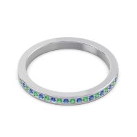 Half Eternity Pave Chandra Band