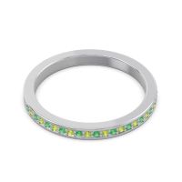 Half Eternity Pave Chandra Band