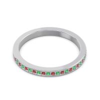 Half Eternity Pave Chandra Band
