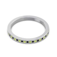Half Eternity Pave Chandra Band