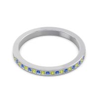 Half Eternity Pave Chandra Band