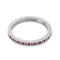 Half Eternity Pave Chandra Band