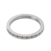 Half Eternity Pave Chandra Band