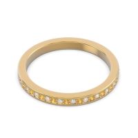 Half Eternity Pave Chandra Band