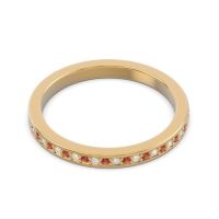 Half Eternity Pave Chandra Band