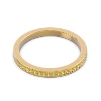 Half Eternity Pave Chandra Band