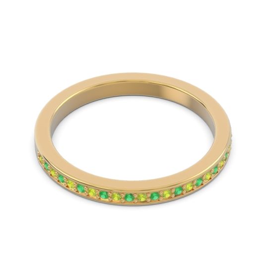 Half Eternity Pave Chandra Band
