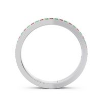 Half Eternity Pave Chandra Band
